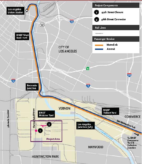 Metro Link US Project Map