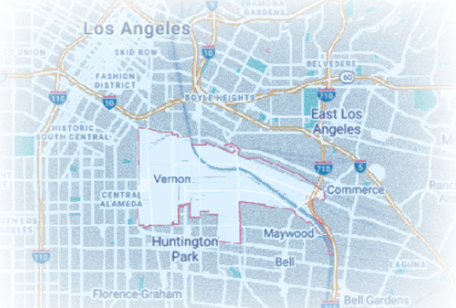 Vernon Map Image