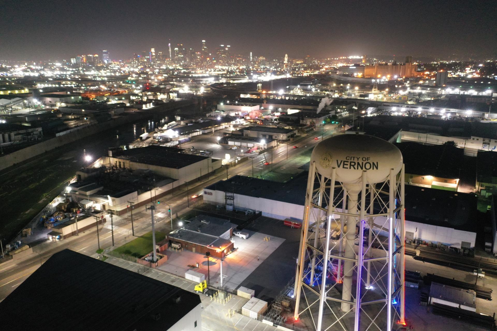 VPU Water Tower Night 02